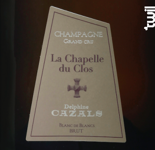 La Chapelle du Clos - Grand Cru - Brut - Champagne Cazals Claude - 2014 - Effervescent