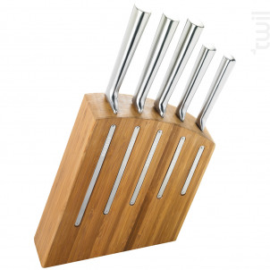 Bloc De 5 Couteaux Kimono Bambou - jean dubost -  - 