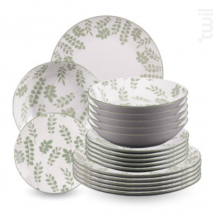 Service D'assiettes 18 Pièces Episia - table passion -  - 