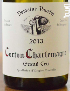 Corton-Charlemagne Grand Cru - Domaine Pavelot (Lise et Luc) - 2019 - Blanc
