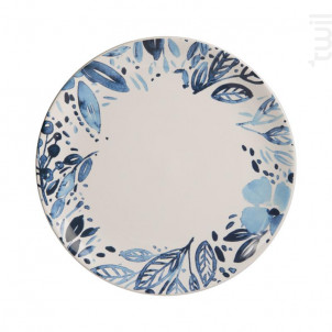 Service D'assiettes 18 Pièces Jardin Bleu - table passion -  - 