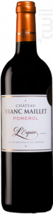 Château Franc Maillet L'esquive - Château Franc Maillet - 2018 - Rouge