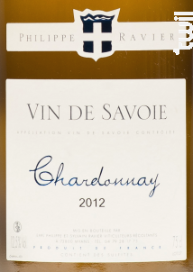 Chardonnay - Domaine RAVIER Sylvain et Philippe - 2020 - Blanc
