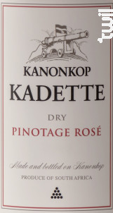 Kadette rose - pinotage - KANONKOP - 2018 - Rosé