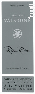 Rosae Rosam - Mas de Valbrune - 2013 - Blanc