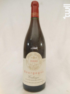 Bourgogne Coulanges - Jean Marc Brocard - 1999 - Rouge