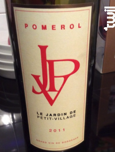 Achat Vin Le Jardin Du Petit-village Rouge - Château Petit-village