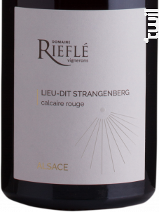 Alsace Lieu-dit Strangenberg - Domaine Rieflé-Landmann - 2016 - Rouge