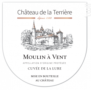 Moulin-à-Vent Cuvée De La Lure - Château de la Terrière - 2020 - Rouge