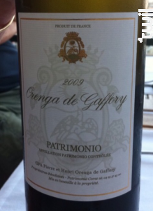 Patrimonio - Domaine Orenga de Gaffory - 2021 - Rouge