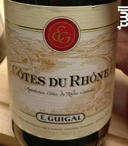 Côtes du Rhône - Maison Guigal - 2016 - Rouge