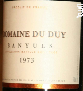 Banyuls - Domaine du Duy - 1983 - Rouge
