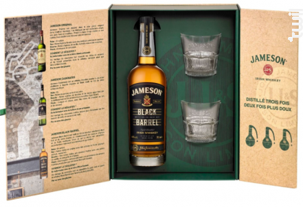 Whisky Midleton Jameson Black Barrel + 2 Verres - Midleton - Non millésimé - 