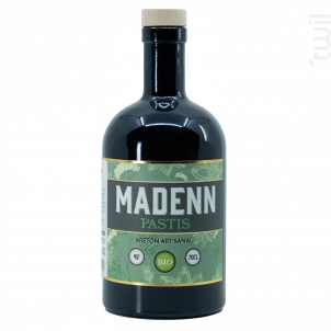 Pastis Breton MADENN bio 45° 70cL - Distillerie Breizh'Cool - Non millésimé - 