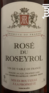 Rosé du Roseyrol - Château Roseyrol - 2019 - Rosé