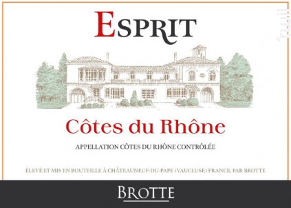 Esprit - Maison Brotte • Les Domaines - 2020 - Blanc