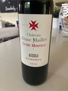 Cuvée Montille - Château Franc Maillet - 2018 - Rouge