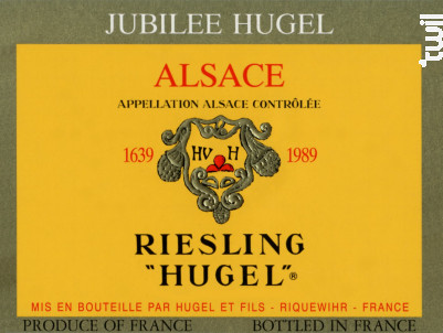 Riesling Jubilée - Maison HUGEL & Fils - 2009 - Blanc