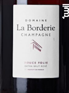 Cuvée Douce Folie Rosé - Champagne La Borderie - Non millésimé - Effervescent