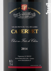 CABERNET - Domaine de La Tucauderie - 2009 - Rouge