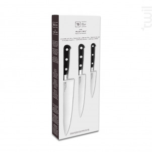 Coffret De 3 Couteaux Maestro Office Tranche Lard Cuisine - Tarrerias Bonjean -  - 