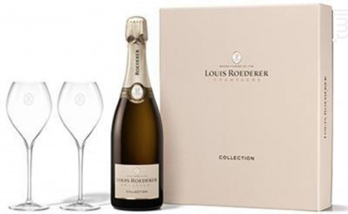 Roederer Genuss Zu Zweit Collection 1 Fl. Collection + 2 Glaeser 28,5cl - Champagne Louis Roederer - Non millésimé - Effervescent