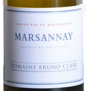 Marsannay - Domaine Bruno Clair - 2019 - Blanc