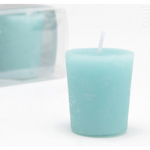 Lot De 4 Bougies Votive 4 6 X 5 1 Cm Bleu Azur - Amadeus -  - 
