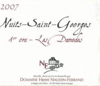 1er Cru Les Damodes - Domaine Naudin-Ferrand - 2022 - Rouge