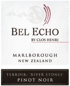 Bel Echo Pinot Noir - Clos Henri - 2017 - Rouge