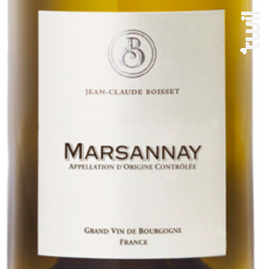 Marsannay - Jean-Claude Boisset - 2016 - Blanc
