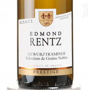 Gewurztraminer Sélection de Grains Nobles - Domaine Edmond Rentz - 2017 - Blanc