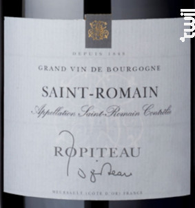 Saint-Romain - Ropiteau Frères - 2014 - Rouge