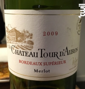Château Tour d'Auron Merlot - Milhade- Château Tour D'auron - 1988 - Rouge