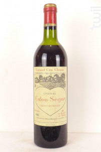 Grand Cru Classé - Château Calon Ségur - 1981 - Rouge