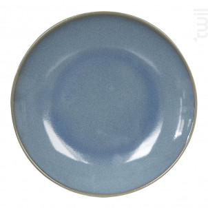 Assiette Plate Bleu 27.5 Cm lot De 6 - trend'up -  - 