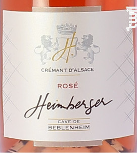 Rosé brut - Cave de Beblenheim - Non millésimé - Effervescent
