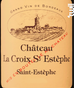 Château LA CROIX SAINT ESTEPHE - Château Le Crock - 2017 - Rouge