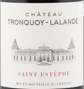 Château Tronquoy Lalande - Château Tronquoy Lalande - 2016 - Rouge