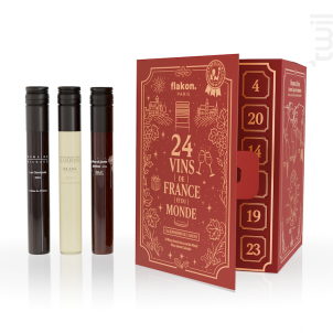 Calendrier de l'Avent Vin - 24 Vins de France et du Monde - Flakon -  - 