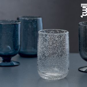 Verrre À Pied Gordes Bullé Transparent lot De 6 - table passion -  - 