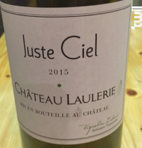 Juste Ciel Château Laulerie - Vignobles Dubard - 2018 - Blanc