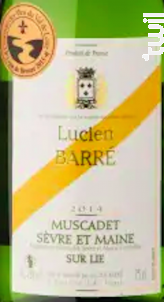 Muscadet Sèvre et Maine sur Lie - Barré Frères - 2018 - Blanc