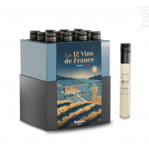 Coffret - Les 12 Vins de France - Flakon - Non millésimé - Rouge