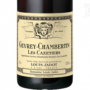 Gevrey Chambertin Les Cazetiers - Maison Louis Jadot - 2018 - Rouge