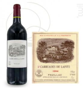 Carruades de Lafite - Domaines Barons de Rothschild - Château Lafite Rothschild - 2017 - Rouge