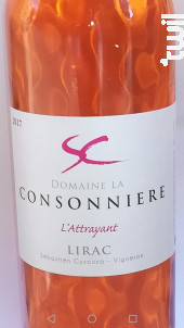 LIRAC - Domaine la Consonnière - 2017 - Rosé