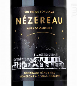 Nézereau • Rives de Gauthier - Domaine Bonabaud - 2018 - Rouge