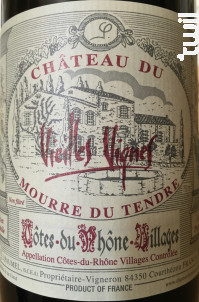 Cuvée tradition Vieilles Vignes - Château du Mourre du Tendre - 2021 - Rouge