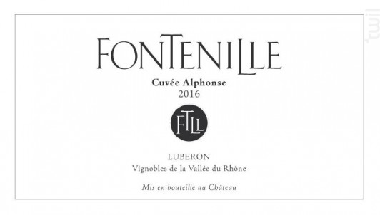 Alphonse - Domaine de Fontenille - 2024 - Blanc